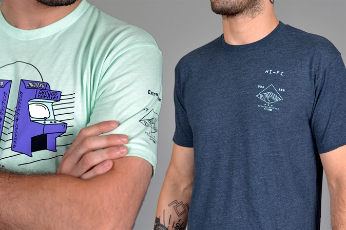 93brand 2-PACK ArcadeBoombox Tees